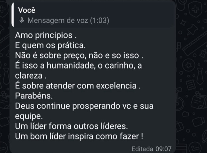 "Sabia que com esse comportamento e agilidade o número de clientes só tende a aumentar."